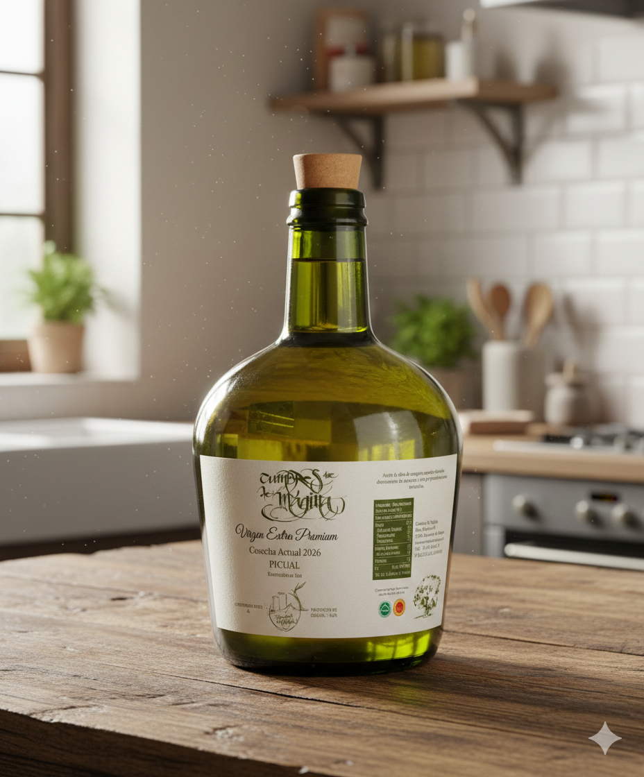 AOVE Premium Cumbres de Mágina - Edición Especial Damajuana (4L) - Imagen 3